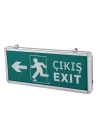 Mey İthalat® Cata 9170 Ledli Exit Çıkış Armatürü 3 Saat Akülü