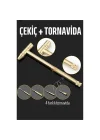 Mey İthalat® Çekiç ve 4 Farklı Tornavida Multi Set 721302