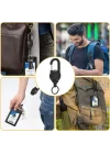 Mey İthalat® Çelik Halatlı Anahtarlık Karabina Kancalı