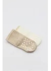 Mey İthalat® Çemberli Basic Penye Kaymaz Soket Çorap 2li 10146 Bej