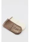 Mey İthalat® Çemberli Basic Penye Kaymaz Soket Çorap 2li 10146 Kahve
