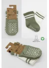 Mey İthalat®   Çemberli Kaymaz Soket Çorap 2Li BS10125 Nil Ekru