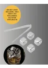 Mey İthalat® Çevre Dostu Metal Buz Küpü ve Kullanışlı Klips Seti Yeni Nesil