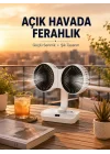 Mey İthalat® Çift Başlıklı Masa ve Duvara Monte Edilebilir Vantilatör