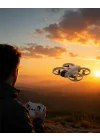 Mey İthalat® Çift Bataryalı Kameralı Mini Drone Işıklı Akıllı Uçuş Sistemi