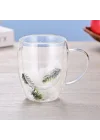 Mey İthalat® Çift Cidarlı Çam Bardak