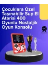 Mey İthalat® Çocuklar İçin 400 Retro Oyunlu Konsol