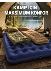 Mey İthalat® Kamp ve Festival İçin Şişirilebilir Yatak Çift Kişilik Sağlam Yapı