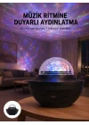Mey İthalat® Çok Renkli Projektör Lamba Disko Topu Gece Lambası Kablosuz