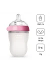Mey İthalat® Comotomo Antikolik Silikon Biberon 250 ml 3-6 Ay Pembe