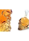 Mey İthalat® Crystal Head Kuru Kafa Cam Şişe 350 ml