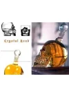 Mey İthalat® Crystal Head Kuru Kafa Cam Şişe 350 ml
