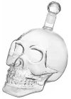 Mey İthalat® Crystal Head Kuru Kafa Cam Şişe  Hediyelik Sürahi (350 ML)