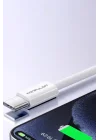 Mey İthalat®  DC82 1M 60W Type-C to Type-C  PD Hızlı Şarj Kablo - Beyaz