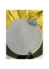 Mey İthalat® DecoHandy 39cm Çiçekli Jüt Örme Supla Amerikan Servis