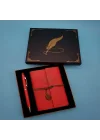 Mey İthalat® Defter Kalem Kırmızı Renk