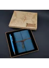 Mey İthalat® Defter Kalem Mavi Set