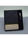 Mey İthalat®  Defter Ve Kalem Kutulu Siyah Set