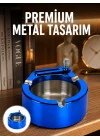 Mey İthalat® Dekoratif Çakmaklı Küllük Kolay Temizlenebilir Metal Yeni Nesil