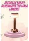 Mey İthalat® Dekoratif Masa Lambası Dokunmatik Renk Değiştirebilen Gece Lambası