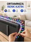 Mey İthalat® Dekoratif Peri Led 5 m 50 Ampullü Şeffaf Kablo Aydınlatma