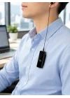 Mey İthalat® Dijital Ekranlı Bluetooth Kulaklık Tek Kulaklıklı Klipsli Kompakt Tasarım