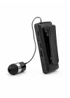 Mey İthalat® Dijital Ekranlı Bluetooth Kulaklık Tek Kulaklıklı Klipsli Kompakt Tasarım