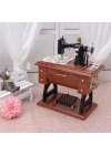 Mey İthalat®  Dikiş Makinesi Görünümlü Müzik Kutusu