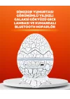 Mey İthalat® Dinozor Yumurtası Tasarımlı Projektörlü Gece Lambası