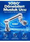 Mey İthalat® Döndürülebilir Musluk Mutfak Banyo Musluk Ucu Başlığı 4 Filtreli