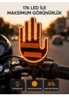 Mey İthalat® El Hareketiyle Kontrol Edilen 176 LED Amber Güvenlik Lambası