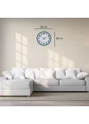 Mey İthalat® Elegance Turkuaz 36 Cm Duvar Saati