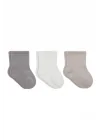 Mey İthalat® Elephant Boy 3lü Penye Soket Çorap 10135 Gri