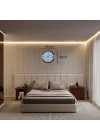 Mey İthalat® Elite Gold 40 Cm Metal Duvar Saati
