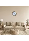 Mey İthalat® Elite Turuncu 36 Cm Şık Duvar Saati