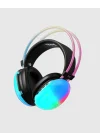 Mey İthalat® Ergonomik RGB Bluetooth Kulaklık 3D Ses Yeni Nesil