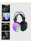Mey İthalat® Ergonomik RGB Bluetooth Kulaklık 3D Ses Yeni Nesil