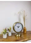 Mey İthalat® Eskitme Metal Masa Saati 25×20 cm