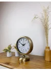 Mey İthalat® Eskitme Metal Masa Saati 25×20 cm
