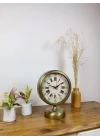Mey İthalat® Eskitme Metal Orient Masa Saati 25×20 cm