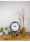 Mey İthalat® Eskitme Metal Retro Masa Saati 25×20 cm