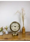 Mey İthalat® Eskitme Metal Vintage Masa Saati 25×20 cm