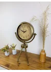 Mey İthalat® Eskitme Vintage Üç Ayaklı Masa Saati
