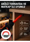 Mey İthalat® Esnek Bits Uç Seti 12 Parça Manyetik Adaptörlü Matkap Tornavida Aksesuarı
