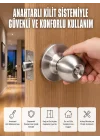 Mey İthalat® Estetik Güvenli Topuzlu Kapı Kilidi
