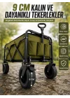 Mey İthalat® Extra Cepli Katlanabilir Wagon Arabası ile Pratik ve Düzenli Taşıma