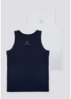 Mey İthalat® Fanila US1380 Navy-White