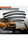 Mey İthalat® Ford Custom 2012+ Cam Rüzgarlığı V2 Düz