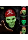 Mey İthalat® Fosforlu Korsan Kuru Kafa Maskesi