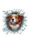 Mey İthalat® Fulcar Australian Shepherd Araç Stickerı
